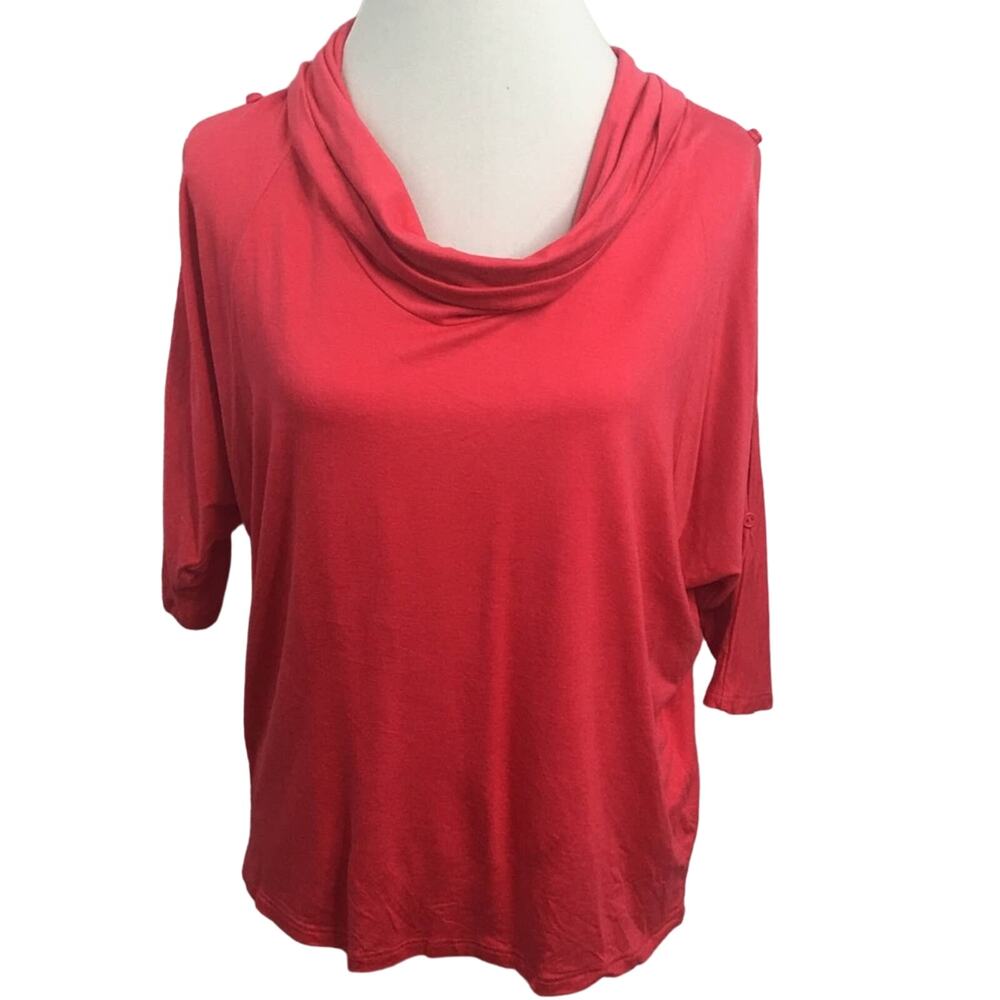 Pleione Women's Cowl Neck Top Size Medium